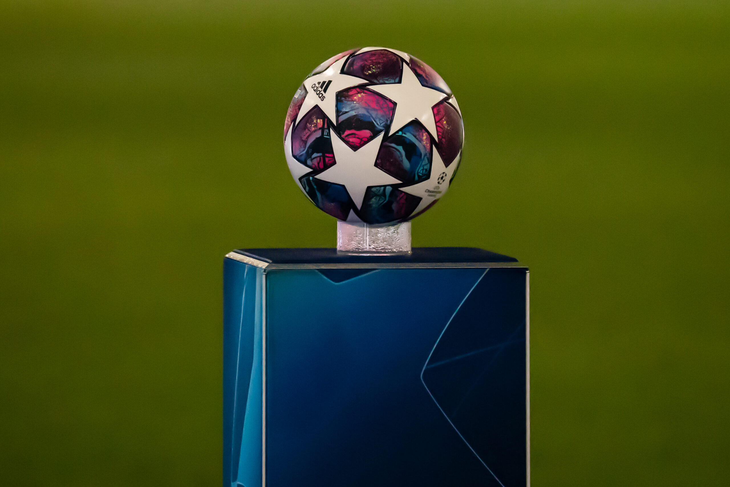 UEFA Champions League football on display